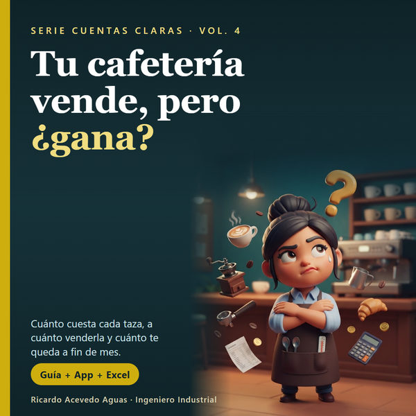 Portada del Vol. 4: Tu cafetería vende, pero ¿gana?