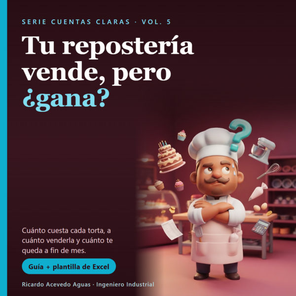 Portada del Vol. 5: Tu repostería vende, pero ¿gana?